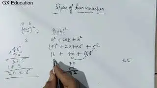 Find Square of Two number Maths Trick #1