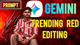 Trending Red intro Edition | Google Gemni app | prompt trending | editing tutorial |