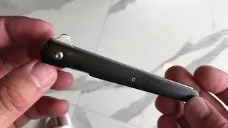 M390 slim folding knife
