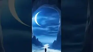 Space. Blue symphony