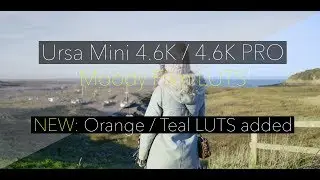 Ursa Mini 4.6K // 4.6K Pro Moody Film LUTS (NEW Orange/Teal ADDED!)