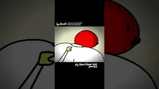 100 - first kiss👻😶 part 2/2   | #myghostfriend #animation #shorts #dsand #anime #cute