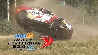 ERC Auto24 Rally Estonia 2014 (action,crashes)
