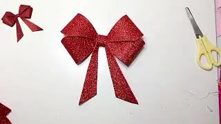Tutorial de Laço de EVA para Natal: Adorne seus Presentes com Charme Artesanal