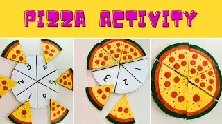 PIZZA PARTY! Number counting pizza activity || number activity for toddlers