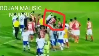 BOJAN MALISIC NGAMUK!! VIDIO JELAS TERJADI NYA RICUH BALI VS PERSIB