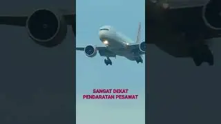 MOMEN..!! PENDARATAN PESAWAT DI BANDARA SOEKARNO HATTA