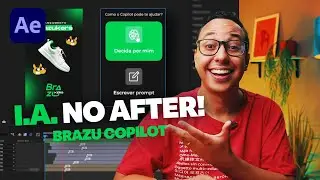 PLUGIN TOP de INTELIGÊNCIA ARTIFICIAL no AFTER EFFECTS! Tutorial Brazu Copilot