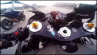 Yamaha YZF R1 2007 vs Gsxr 1000 2011