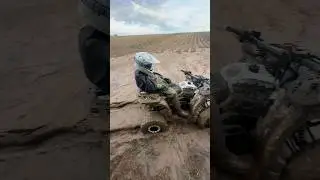 Засадили детский квадроцикл Yacota первое испытание грязью #yacota #drp #квадроциклы