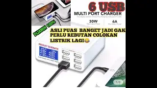 UNBOXING FAST CHARGING 6 USB 2020