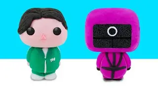 Je fabrique des personnages Fanco Pop de Squid game