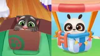 My Talking Tom 2 Level 1 Vs My Talking Panda 2 Level 1