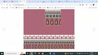 7th badge dissections' textile design in Adobe Photoshop 2024 in Hindi || SaQib Designer