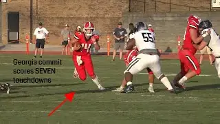 Watch UGA commit Gunner Stockton score SEVEN touchdowns!!!!!!!