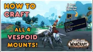 The BEST place to farm the Vespoid Lattice & Craft All 4 Wasp MOUNTS! 🐝 Protoform Synthesis Guide