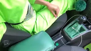 Все своими руками! Подлокотник, ручник, кпп в зелёный 💚
