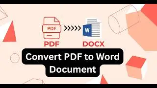 Convert PDF to Word🔥 Editable DOCX in Seconds (Free Tool)