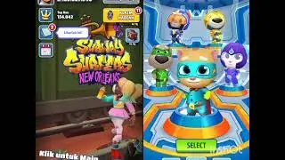 Talking Tom Hero Dash Vs Subway Surfers Hero