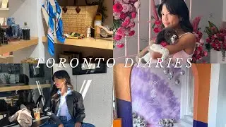 TORONTO DIARIES | puppy yoga, city stroll, vintage shopping, launch event