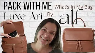 Pack With Me  | What’s In My Bag | Alf The Label Luxe Ari | Mom Bag | Diaper Bag | Work Bag