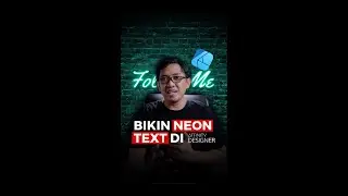 CARA BIKIN NEON TEXT DI AFFINITY DESIGNER 