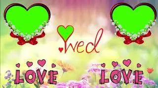 wedding intro green screen || wedding intro template || love green screen|| ab green vfx