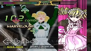 When I Grow Up - The Pussycat Dolls Expert FC (Dance Dance Revolution: X2) HD PS2 Gameplay