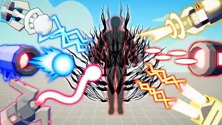 ALL ULTIMATE NEON WEAPON vs UNNAMED PEASANT | TABS - Totally Accurate Battle Simulator