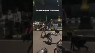 detik-detik pembalap nyungsep #shorts