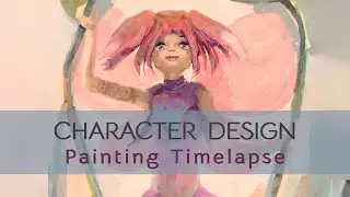 Painting Timelapse - Bunbun's Umbrella #Shorts