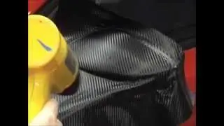 Spiegelbeklebung mit Carbonfolie - Carbon Folie - Karbon - Teilbeklebung - Folierung