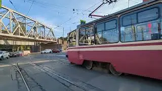38-й вновь тут: трамвай 0650 по 38 от Кушелевки до Лесного СПб 14-*: ЛВС-86К 0650 по №38 (21.08.24)