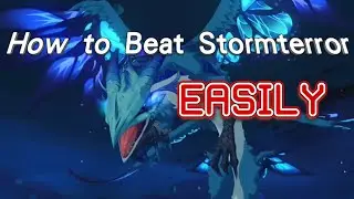 Genshin Impact - How to Easily Beat Stormterror Dvalin! - Guide
