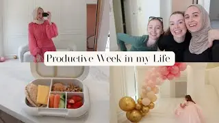 Productive Weekly Vlog | Sister time, princess party, house reset, cooking healthy food, ELAA update