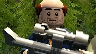 LEGO Jurassic World - 100% Free Play Guide #6 - Isla Sorna (All 10 Minikits + Amber Brick)