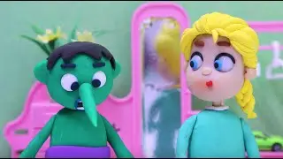 PINOCCHIO SUPERHERO BABY Play Doh Stop Motion and Cartoons For Kids 💕 Superhero Babies