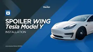 OEDRO Upgraded Spoiler Rear Wing for Tesla Model Y #oedroautoparts #oedro #tesla