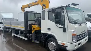 Jac N120 с КМУ XCMG 125 отличный трудяга.