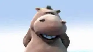 3d Animation  motion hipo dog