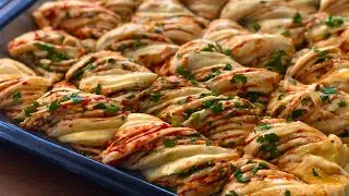 📣SALÇAYLA HAMURU BİRLEŞTİRİN 👍LEZZETİ İKİYE KATLAYIN👌PİZZA POĞAÇA 👍
