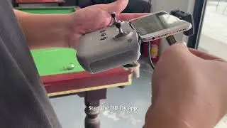 Connect smart phone with Micro USB cable to DJI Mini 3's remote controller