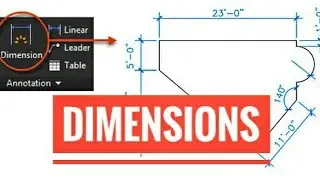 How to Add Dimensions in AutoCAD | Edit Font and Add Colours