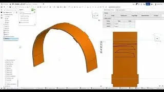 OnShape - Flattening a curved surface + Adding a sketch for kerfing