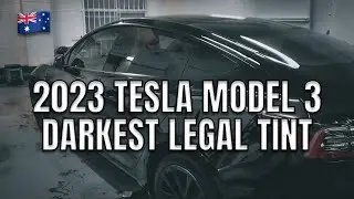 2023 Tesla Model 3 Darkest Legal Window Tinting in Sydney Australia