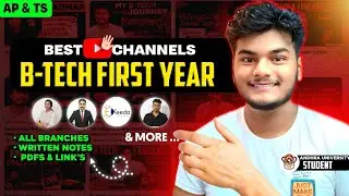 Youtube channel for btech 1st year | Engineering | intelugu