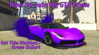 GTA 5 How To Join My Crew/Get My Modded Crew Color!