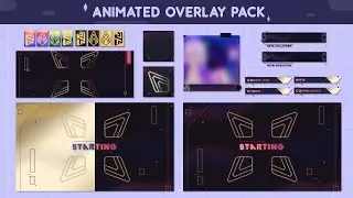 FREE CUTE GOLDEN PINK VALORANT STREAM OVERLAY FOR DOWNLOAD