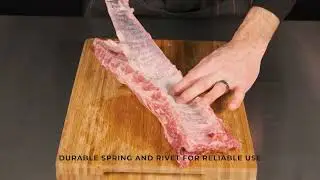 Myron Mixon BBQ Rib Skinner How to prep BBQ ribs