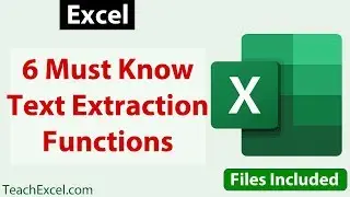 6 Must Know Text Manipulation Extraction Functions in Excel - With Examples